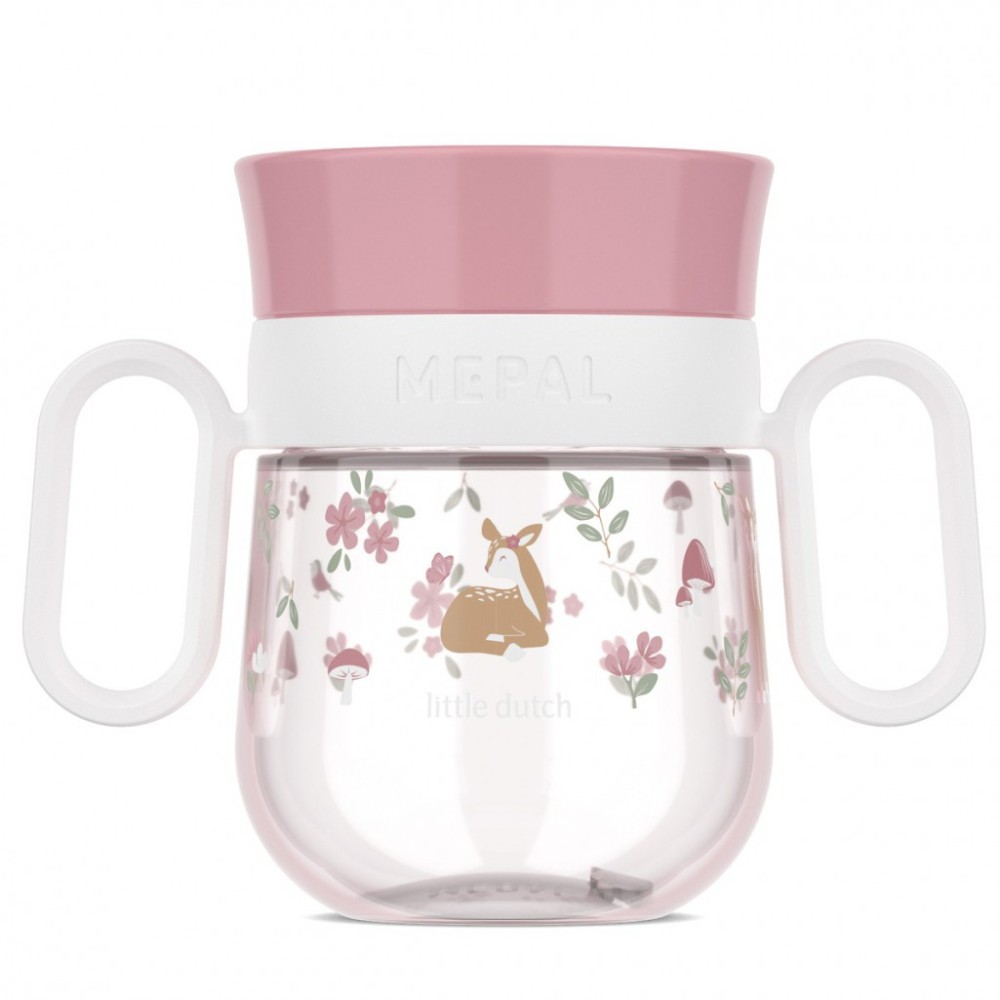 KUBEK DZIECIĘCY TRENINGOWY DO NAUKI PICIA MIO 200 ML FAIRY GARDEN