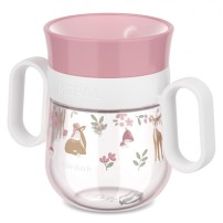 KUBEK DZIECIĘCY TRENINGOWY DO NAUKI PICIA MIO 200 ML FAIRY GARDEN