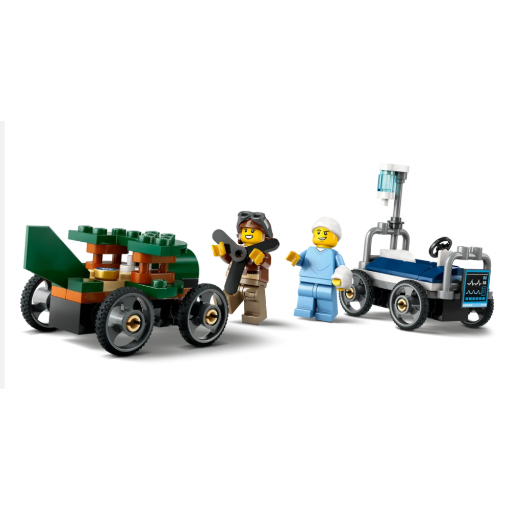 LEGO CITY 60459 ZESTAW WYŚCIGÓWEK SAMOLOT KONTRA ŁÓŻKO