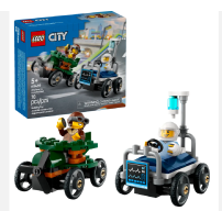 LEGO CITY 60459 ZESTAW WYŚCIGÓWEK SAMOLOT KONTRA ŁÓŻKO