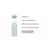 Butelka Dla Dzieci Pop-up Campus Mepal 400 ml Unicorn Glow