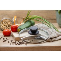 Pokrywka Szklana Z Gumką Berretti BR-0831 24 cm