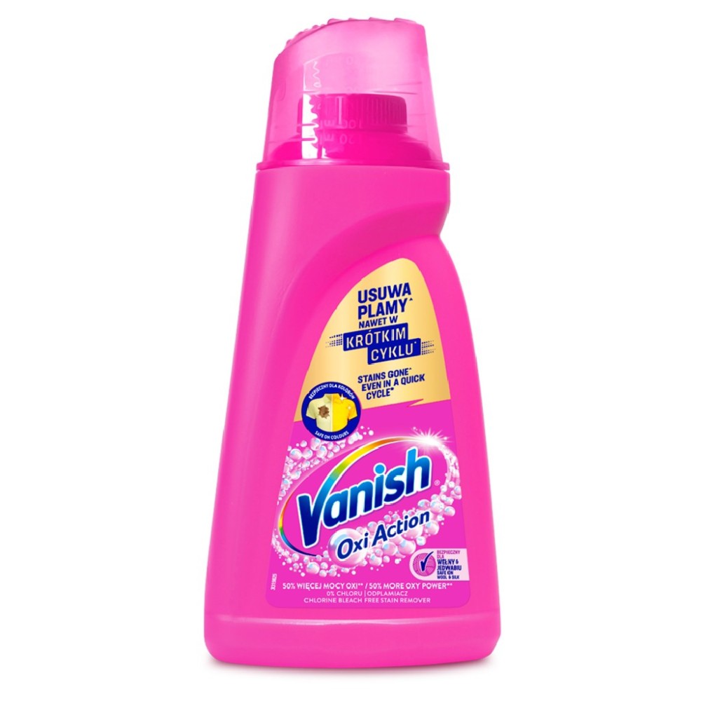 Żel Odplamiacz Vanish Oxi Action Pink 1l