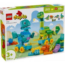Lego Duplo Town 3 W 1 Dinozaury Na Kółkach 10451