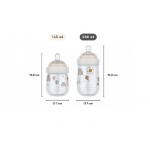 Butelka Ze Smoczkiem Mepal Mio Sunshine & Rainbow 240 ml