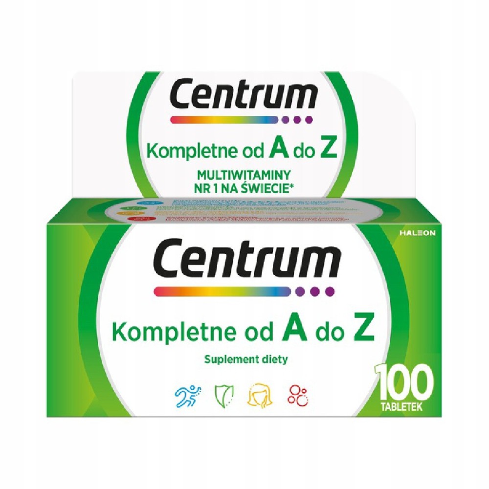 Witaminy Haleon Centrum AZ 100 Tabletek