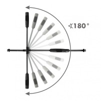 Kidwell Bramka zabezpieczająca Guarda Black 75-104cm