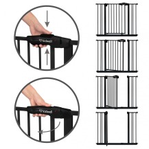 Kidwell Bramka zabezpieczająca Guarda Black 75-104cm
