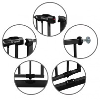 Kidwell Bramka zabezpieczająca Guarda Black 75-104cm
