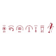 Blender Ręczny MPM MBL 43 Biały 600W Zestaw