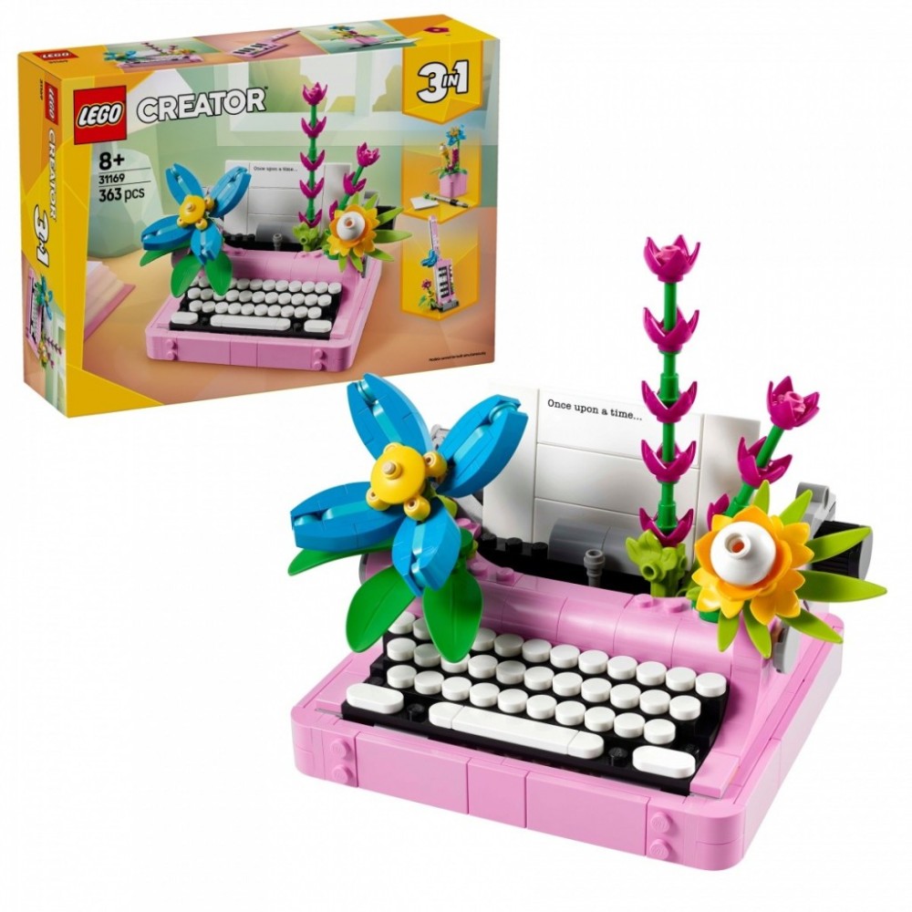 LEGO Creator Maszyna Do Pisania Z Kwiatami 31169