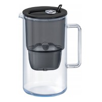 Dzbanek Glass Aquaphor 2,5L Czarny + Wkład Maxfor MG