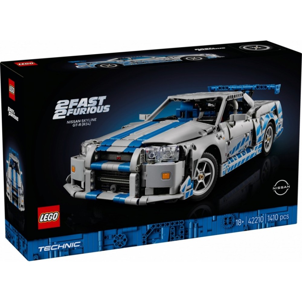 Lego Technic Samochód Nissan Skyline GT-R (R34) 42210