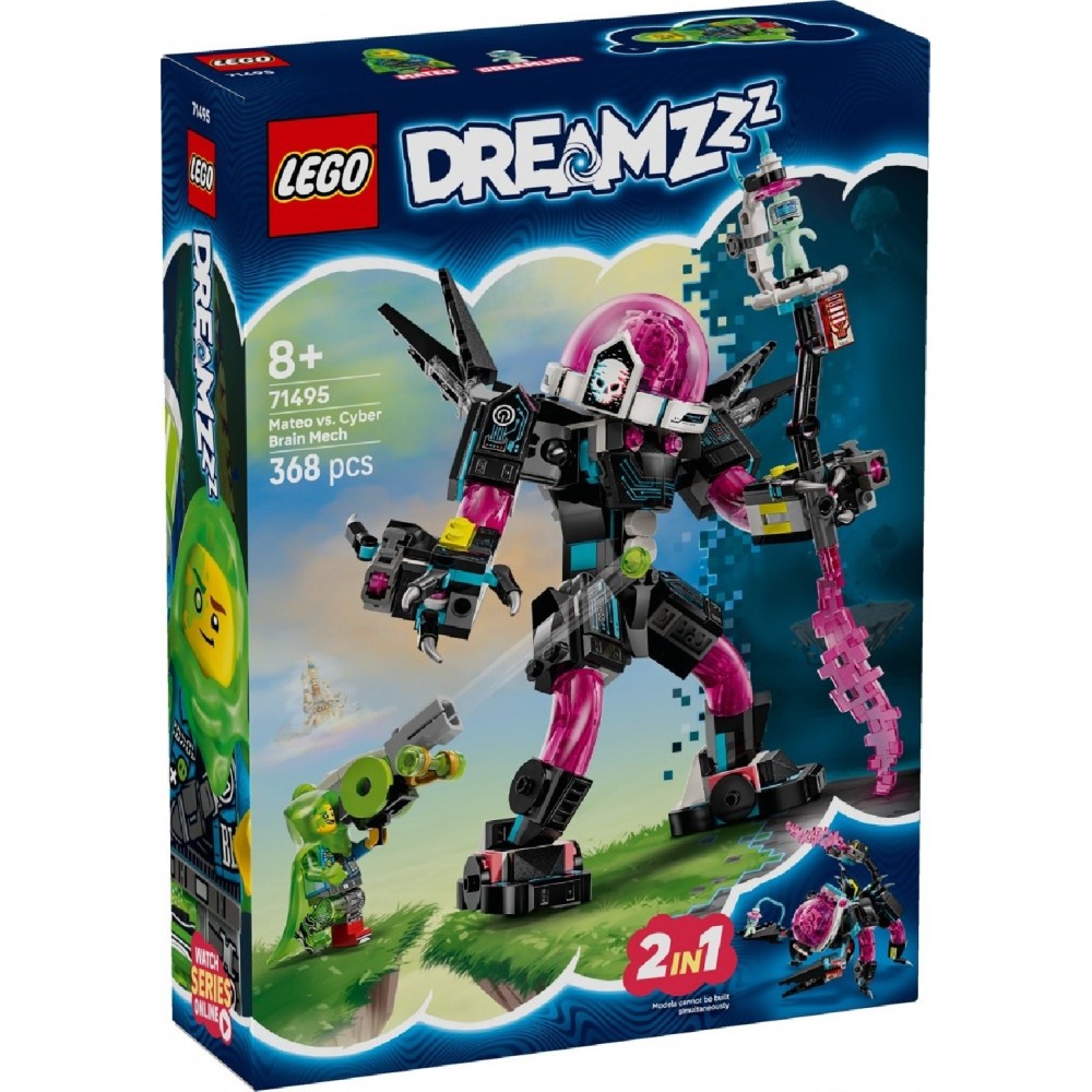 Lego Dreamzzz Mateo Kontra Mech Cybermózgowca 71495