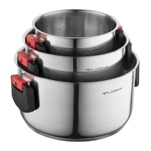 Zestaw Garnków Florina Space INOX 6 CZ. by Mateusz Gessler