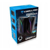 Gamingowe głośniki 2.0 COBRA PRO URION 8W MT3172 PODŚW. RGB MODUŁ STERUJĄCY