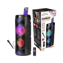 Przenośny głośnik Bluetooth 5.0+EDR MEDIA-TECH FUNBOX KEG PRO 1400W KARAOKE