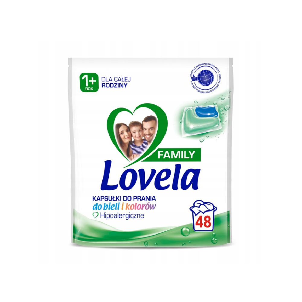 Kapsułki Do Prania Lovela Family 48szt