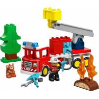 Lego Duplo Wóz Strażacki Z Wężem I Strażakiem 10473