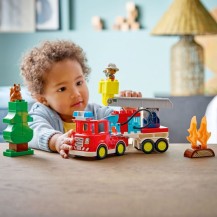 Lego Duplo Wóz Strażacki Z Wężem I Strażakiem 10473