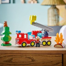 Lego Duplo Wóz Strażacki Z Wężem I Strażakiem 10473