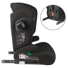 Kidwell Fotelik samochodowy TENDO BLACK 100-150cm ISOFIX