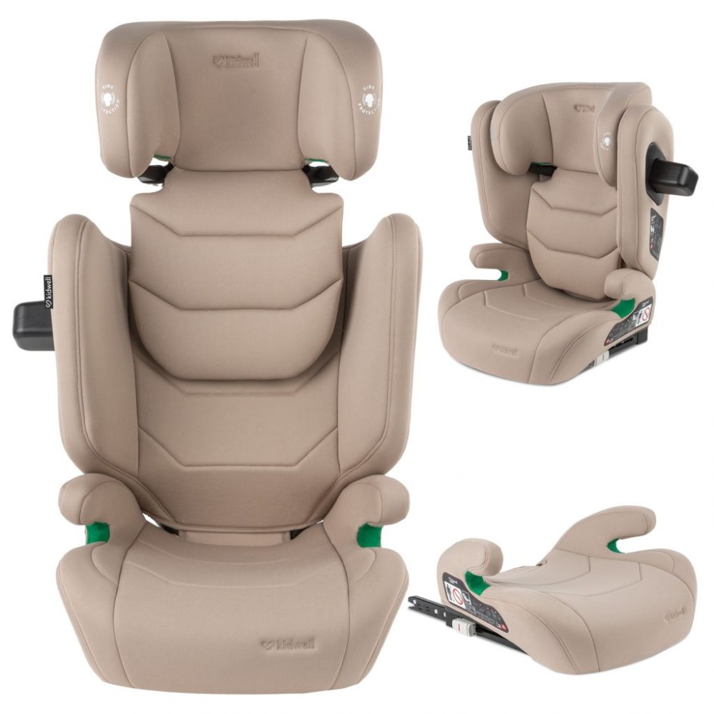 Kidwell Fotelik samochodowy TENDO BEIGE 100-150cm ISOFIX