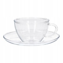 Zestaw 6 Filiżanek Classic Ze Spodkami 0,25l