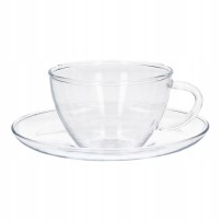 Zestaw 6 Filiżanek Classic Ze Spodkami 0,25l