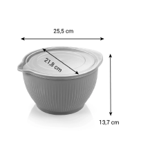 Tescoma Misy plastikowe z wieczkiem DELÍCIA, zestaw 2 szt. 630383.00