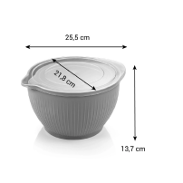 Tescoma Misy plastikowe z wieczkiem DELÍCIA, zestaw 2 szt. 630383.00