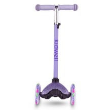 Kidwell Hulajnoga balansowa UNO Glitter Violet led koła