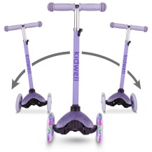 Kidwell Hulajnoga balansowa UNO Glitter Violet led koła