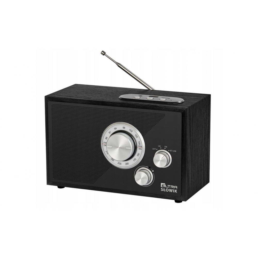 Radio Eltra Słowik USB Bluetooth Czarny
