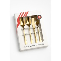 Komplet Sztućców Kulig Piano Shiny Gold 24 Sztuki W Pudełku 1951