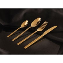 Komplet Sztućców Kulig Piano Shiny Gold 24 Sztuki W Pudełku 1951