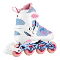 Łyżworolki Nils Princess Białe Rozm.S (31-34) NA18168A