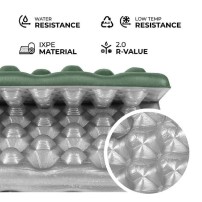 Karimata Kempingowa Do Siedzenia Z Podbiciem Aluminiowym + IXPE Nils NC17105 Zielona 40 cm