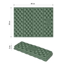 Karimata Kempingowa Do Siedzenia Z Podbiciem Aluminiowym + IXPE Nils NC17105 Zielona 40 cm