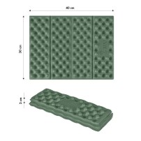 Karimata Kempingowa Do Siedzenia Z Podbiciem Aluminiowym + IXPE Nils NC17105 Zielona 40 cm