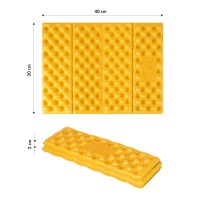 Karimata Kempingowa Do Siedzenia Z Podbiciem Aluminiowym + IXPE Nils NC17105 Żółta 40 cm