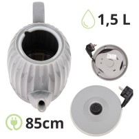 Czajnik Ceramiczny Kamille 1734 Szary 1500 W