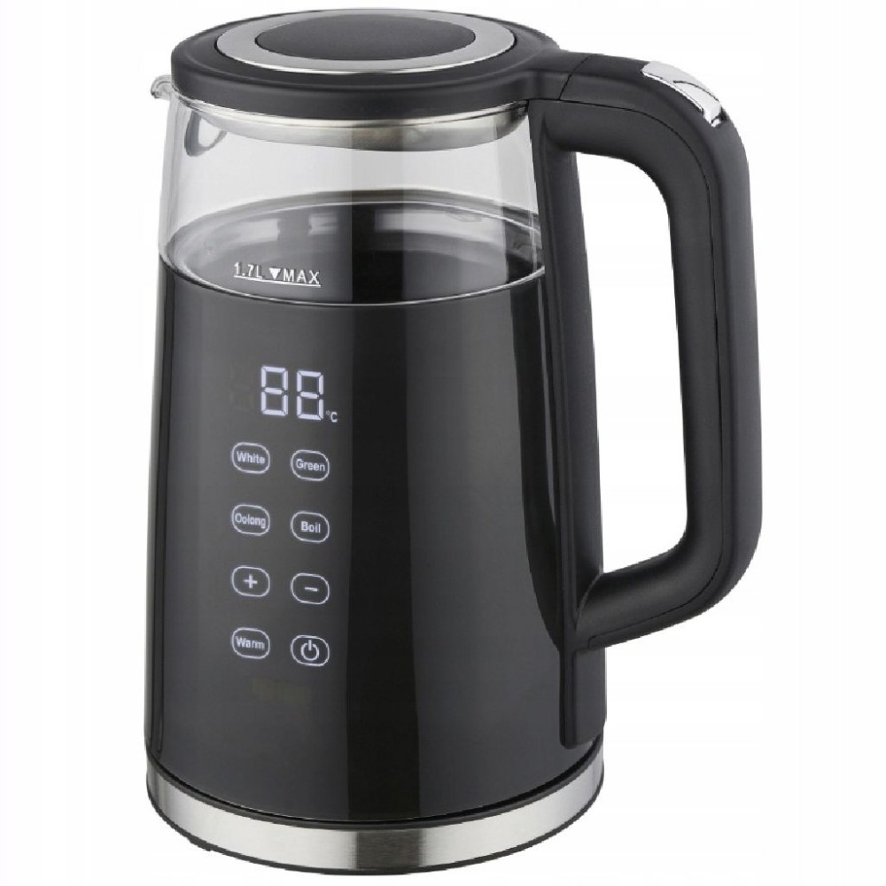 Czajnik Szklany Kamille 1710 Czarny 2200 W