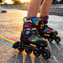 Łyżworolki Nils 4w1 Tinty Różowe Rozm. L(39-42) NH10907