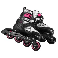 Łyżworolki Nils 4w1 Tinty Różowe Rozm. M(35-38) NH10907