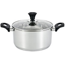 Zestaw Garnków Florina REY INOX 8 CZ. (1,8L 2,5L 3,4L 5,8L +Pokrywki)