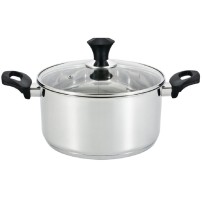 Zestaw Garnków Florina REY INOX 8 CZ. (1,8L 2,5L 3,4L 5,8L +Pokrywki)
