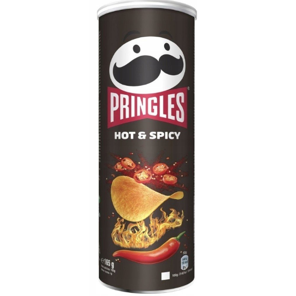 Chipsy Pringles Hot & Spicy Tuba 165g