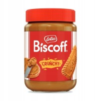 Krem Do Smarowania Lotus Biscoff Crunchy Z Ciasteczkami Chrupiący 380g