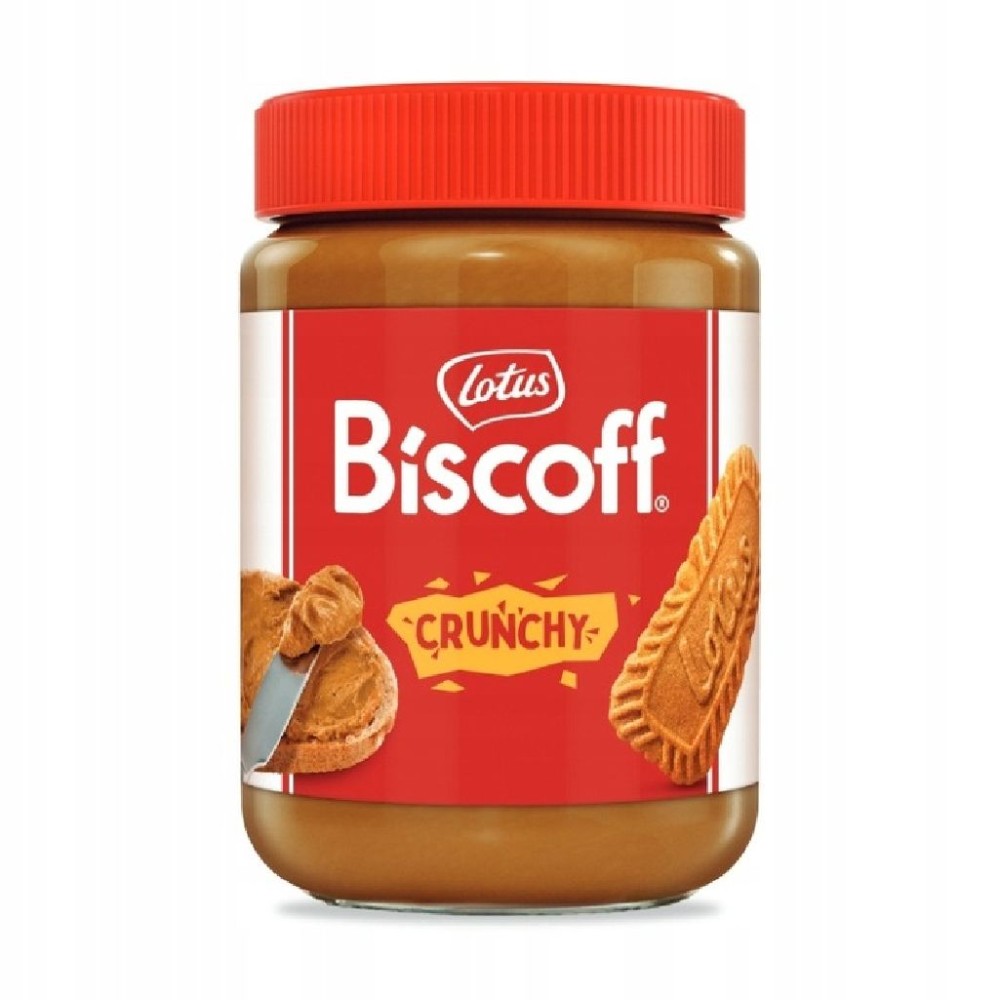 Krem Do Smarowania Lotus Biscoff Crunchy Z Ciasteczkami Chrupiący 380g